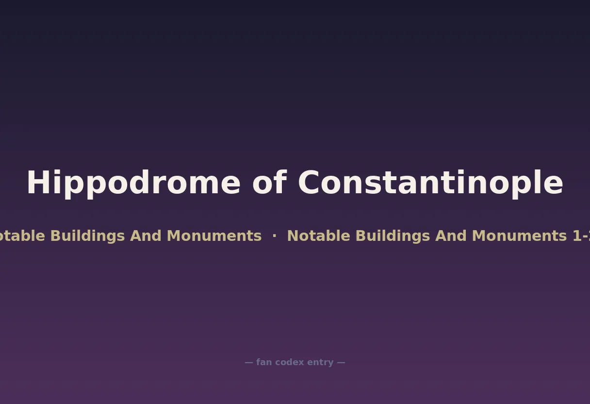 Hippodrome of Constantinople